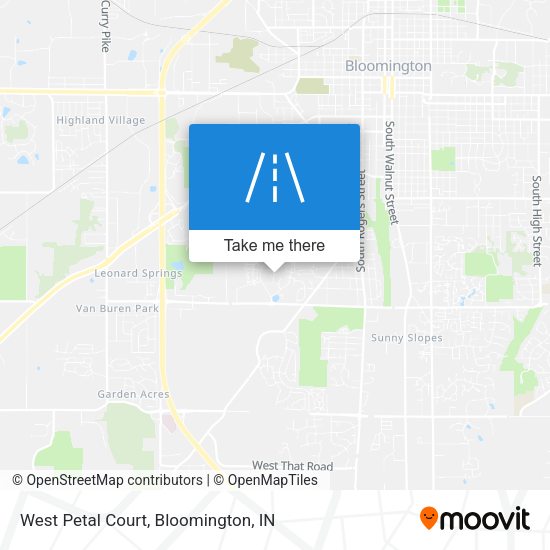 Mapa de West Petal Court
