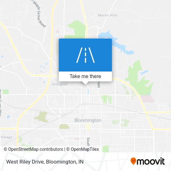 West Riley Drive map