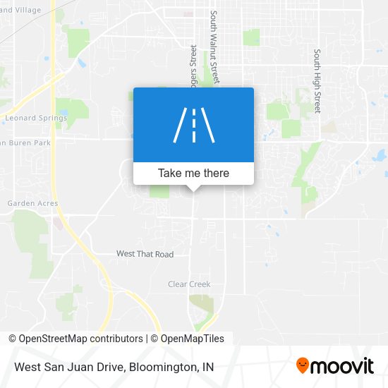 Mapa de West San Juan Drive