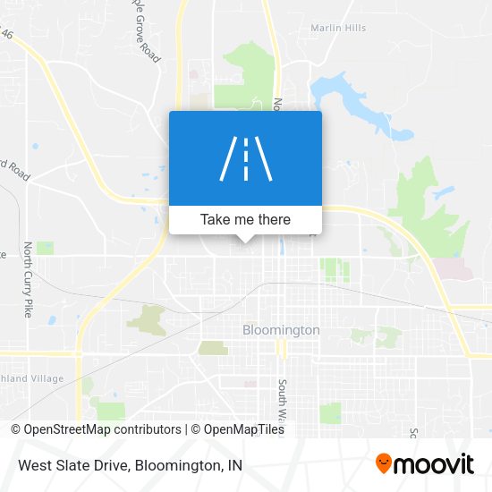 West Slate Drive map