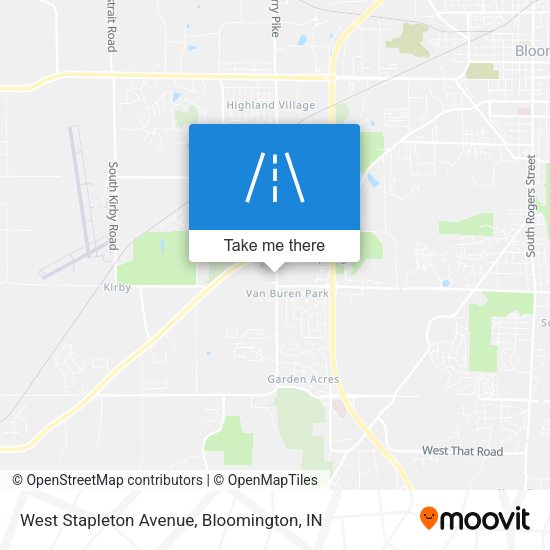 Mapa de West Stapleton Avenue