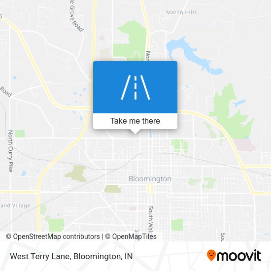 West Terry Lane map
