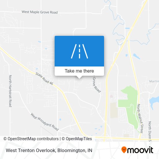 West Trenton Overlook map