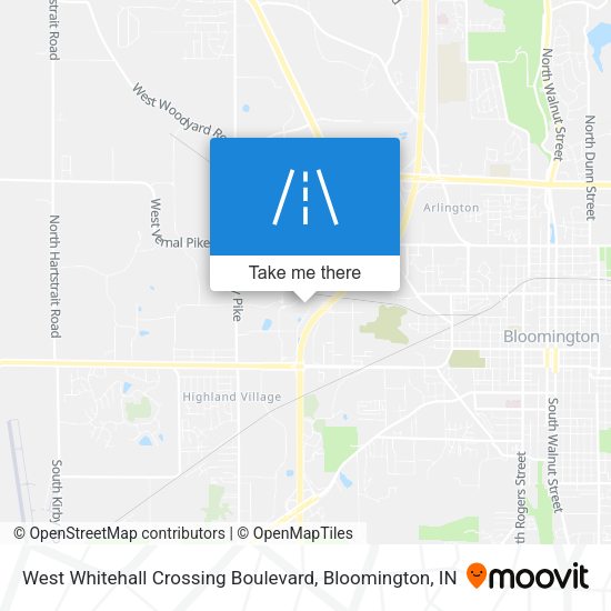 Mapa de West Whitehall Crossing Boulevard