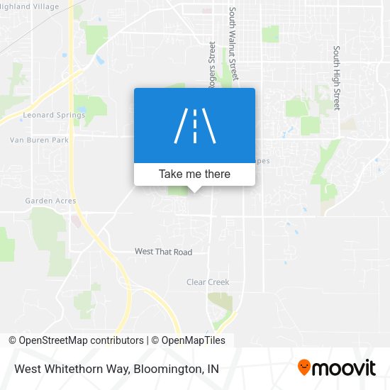Mapa de West Whitethorn Way