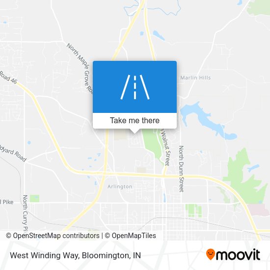Mapa de West Winding Way