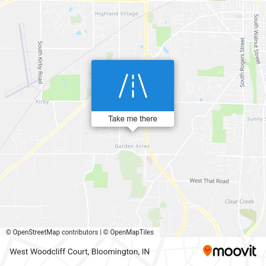 Mapa de West Woodcliff Court