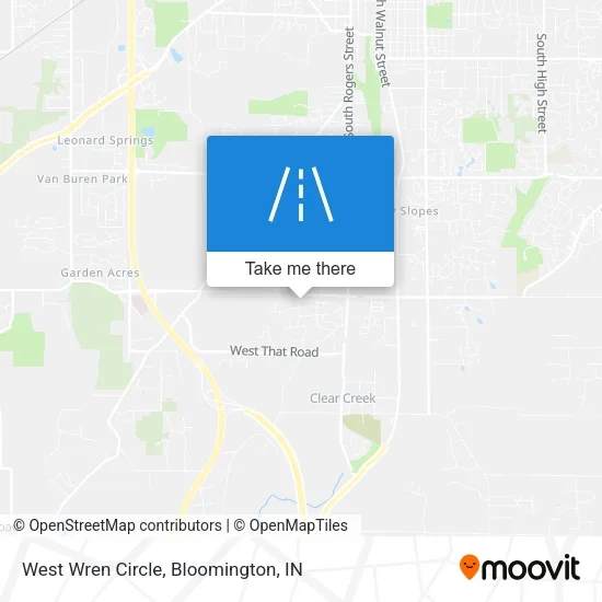 Mapa de West Wren Circle