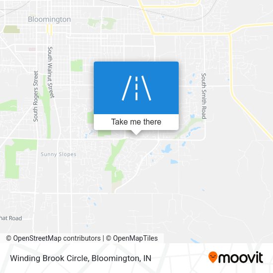 Mapa de Winding Brook Circle