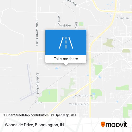 Woodside Drive map