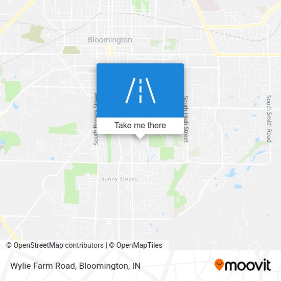 Wylie Farm Road map
