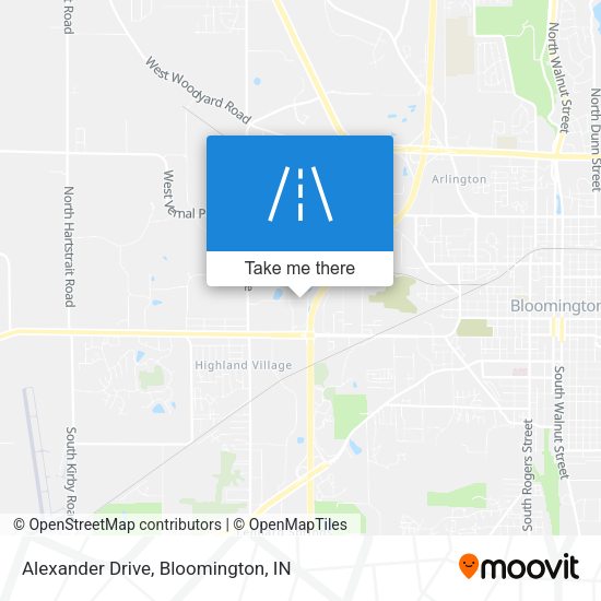 Alexander Drive map