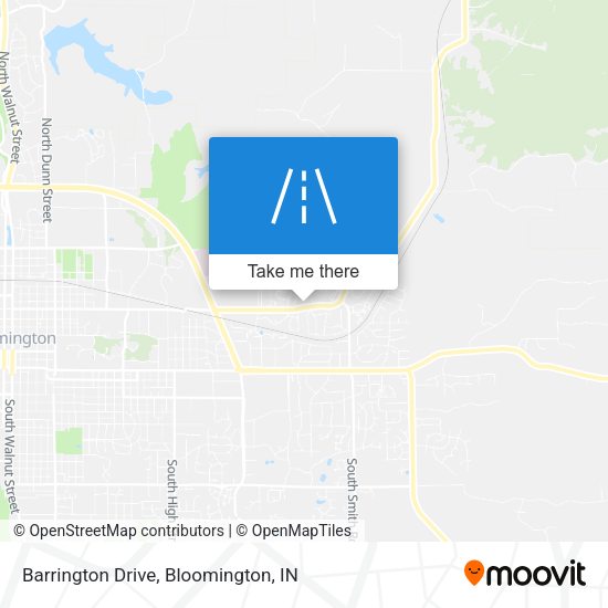 Barrington Drive map