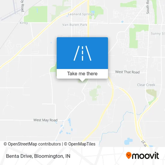 Benta Drive map