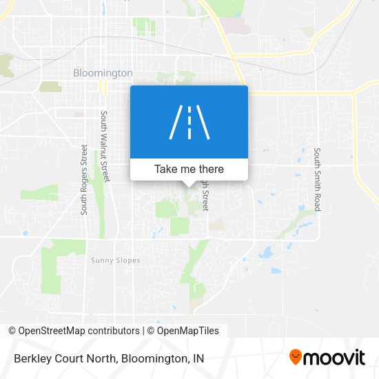 Mapa de Berkley Court North