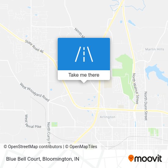 Blue Bell Court map
