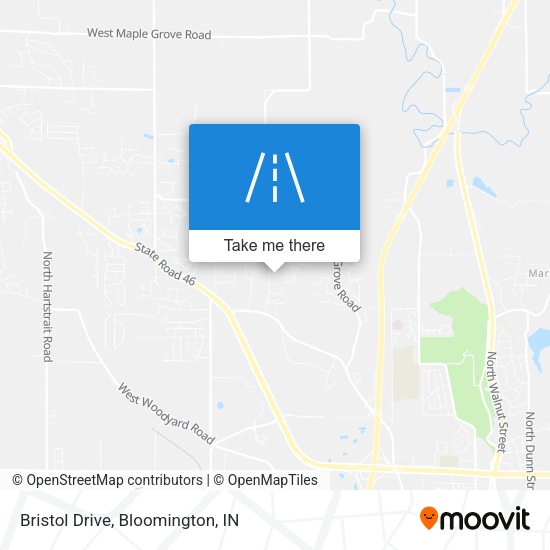 Mapa de Bristol Drive