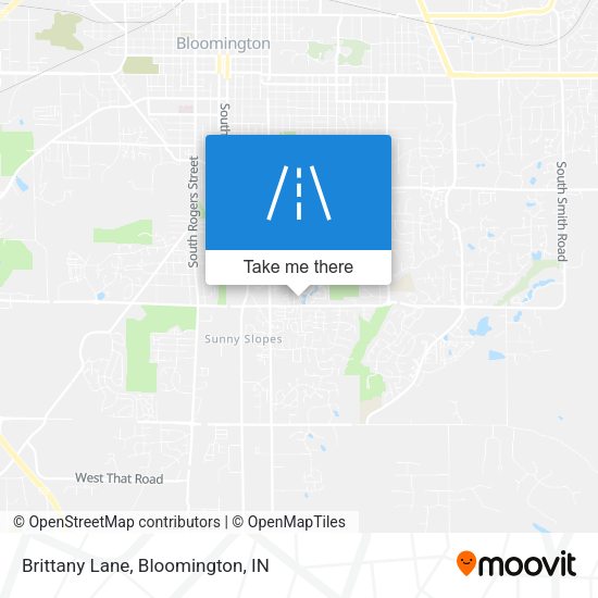 Mapa de Brittany Lane