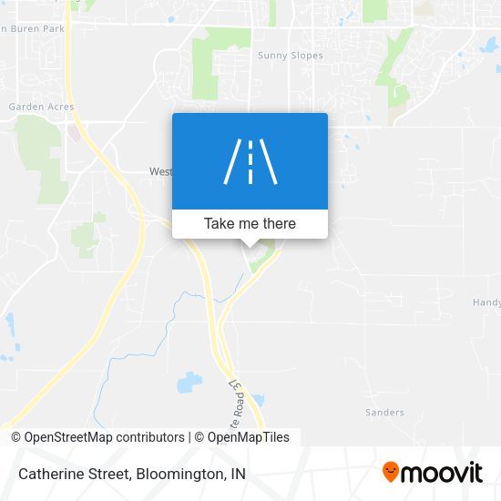 Catherine Street map