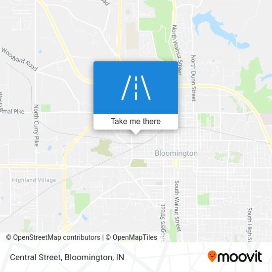 Central Street map