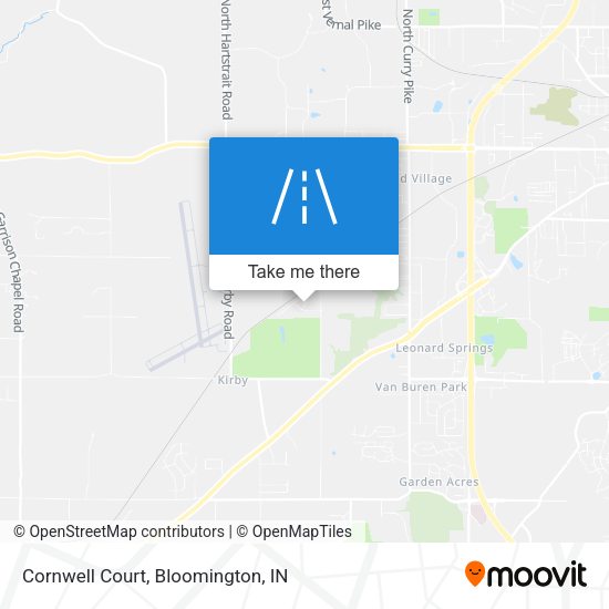 Cornwell Court map