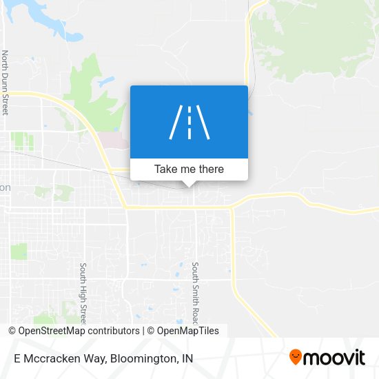 E Mccracken Way map