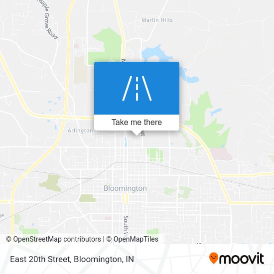 Mapa de East 20th Street