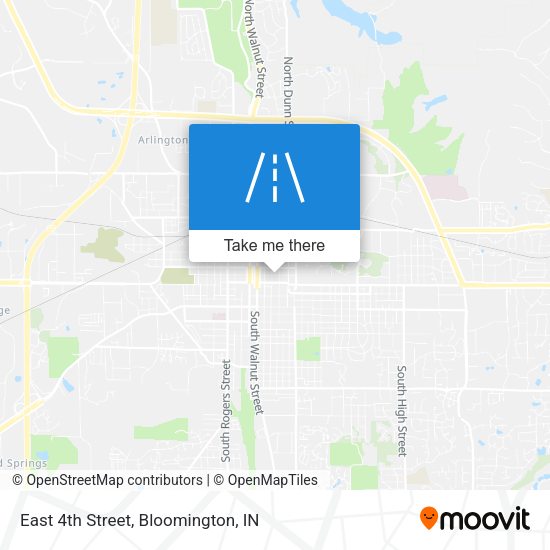 Mapa de East 4th Street