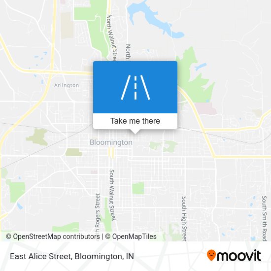 East Alice Street map