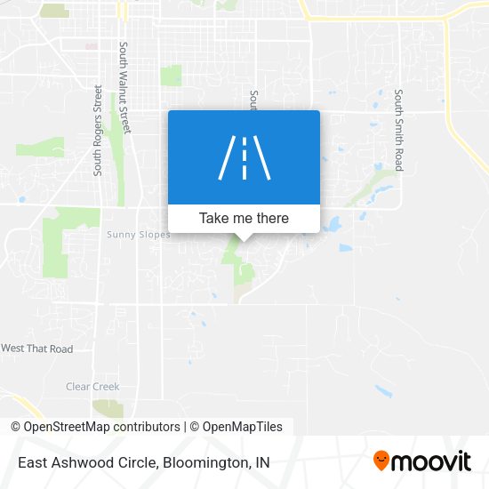 East Ashwood Circle map