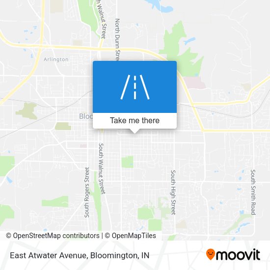 East Atwater Avenue map
