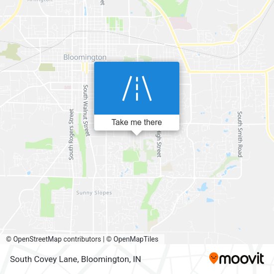 South Covey Lane map