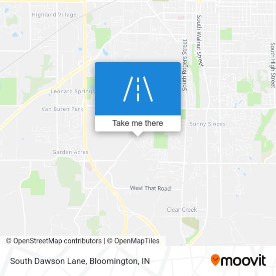 Mapa de South Dawson Lane