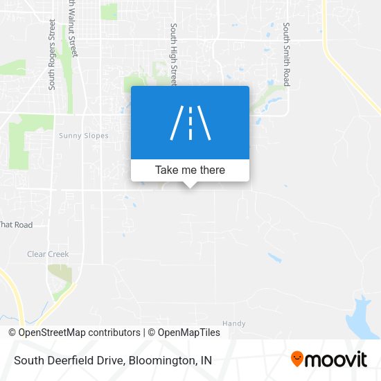 South Deerfield Drive map