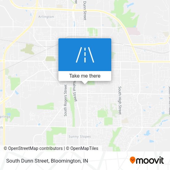 South Dunn Street map