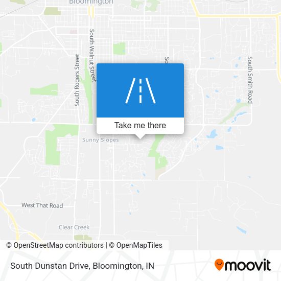 South Dunstan Drive map