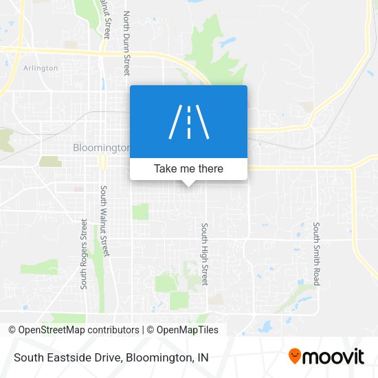 South Eastside Drive map