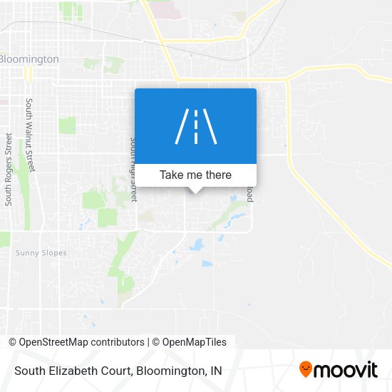 South Elizabeth Court map