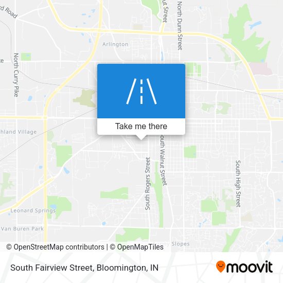 Mapa de South Fairview Street