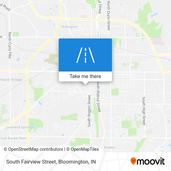 South Fairview Street map