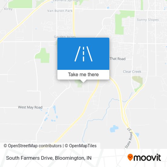 South Farmers Drive map