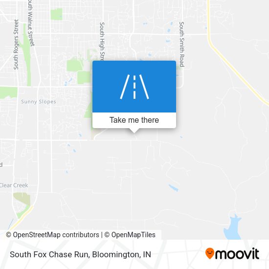 Mapa de South Fox Chase Run