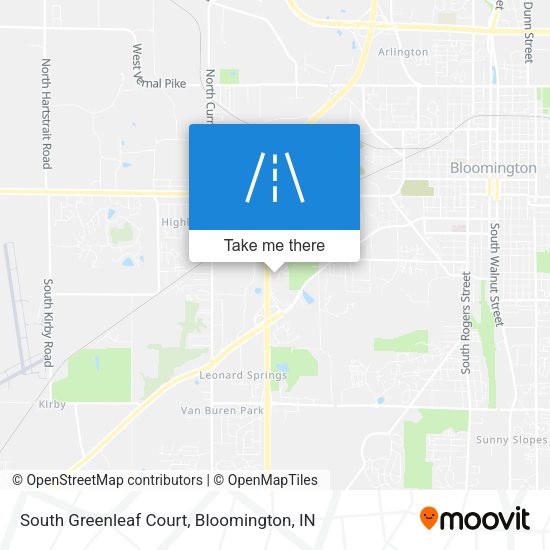 South Greenleaf Court map