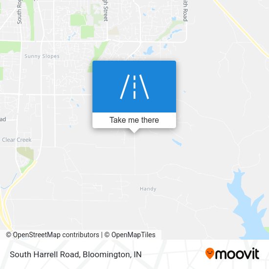 South Harrell Road map
