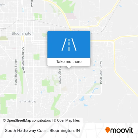Mapa de South Hathaway Court