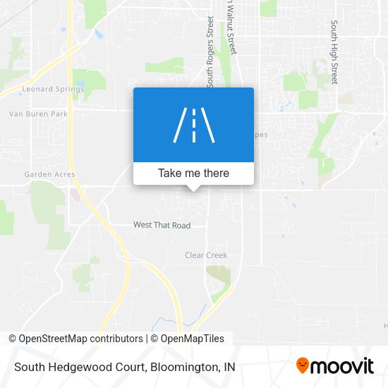 South Hedgewood Court map