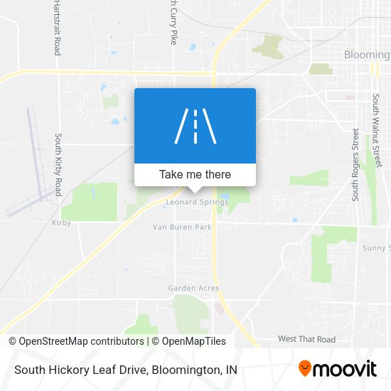 South Hickory Leaf Drive map