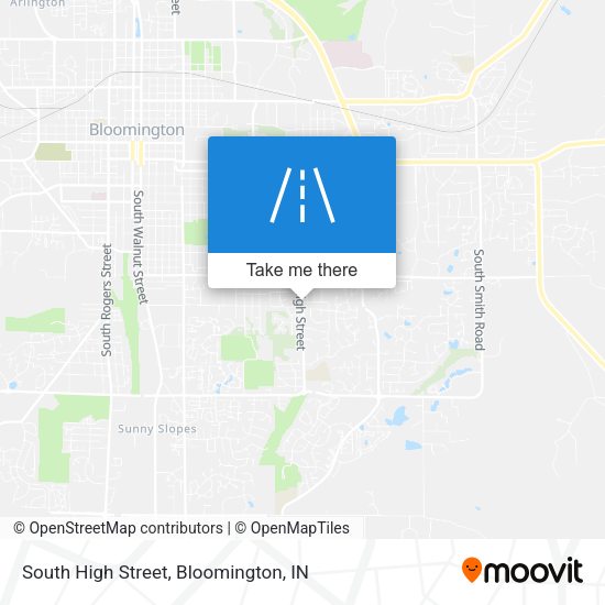 Mapa de South High Street