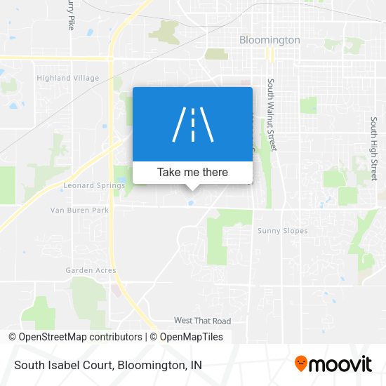 South Isabel Court map