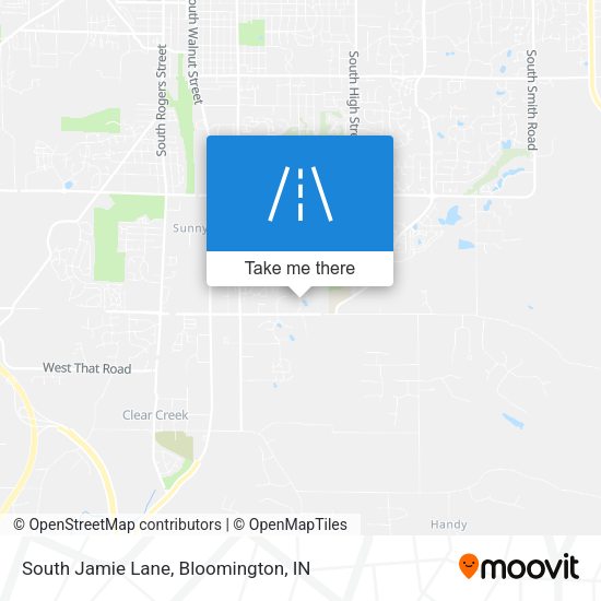 South Jamie Lane map